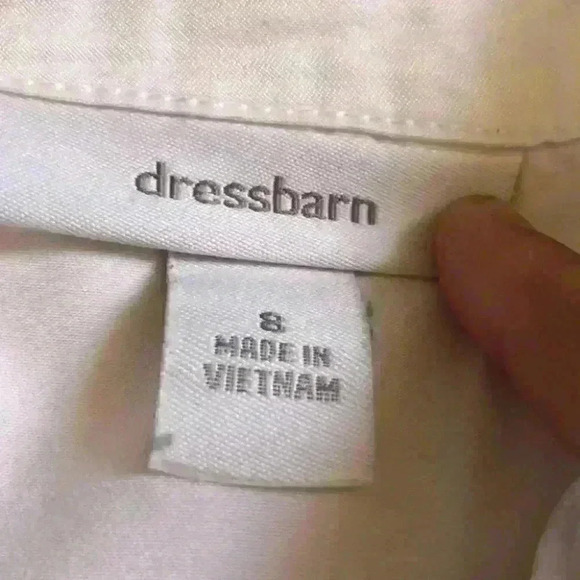 Y2K Dressbarn White Jacket Labeled size 8 also fits M - Picture 6 of 7